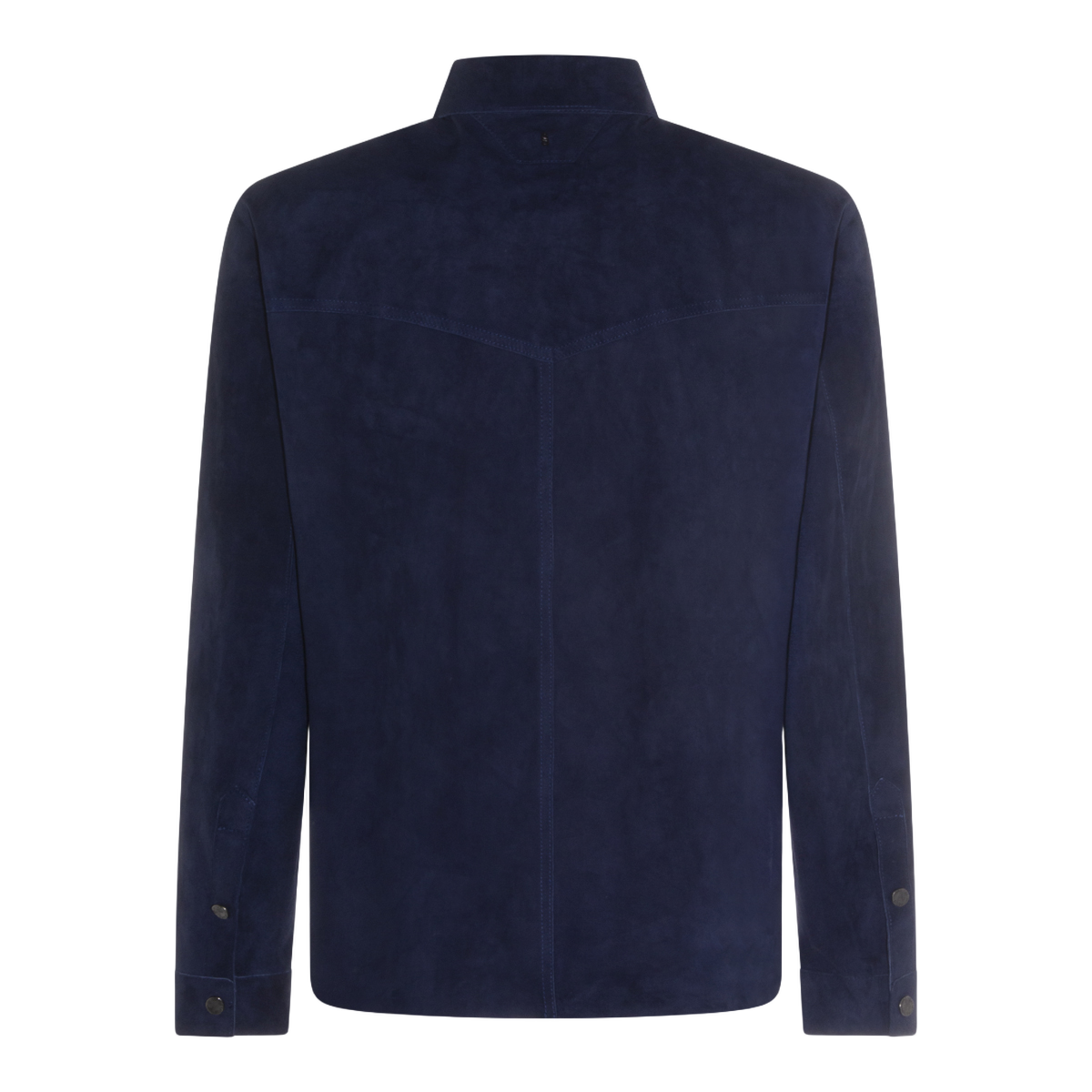 Deep Navy Blue Suede Jacket