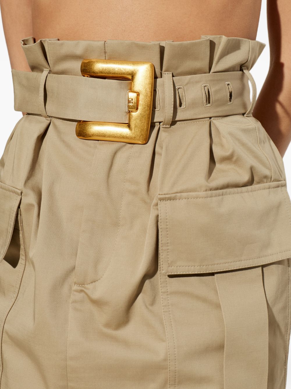 Minimalist High Waisted A-Line Skirt