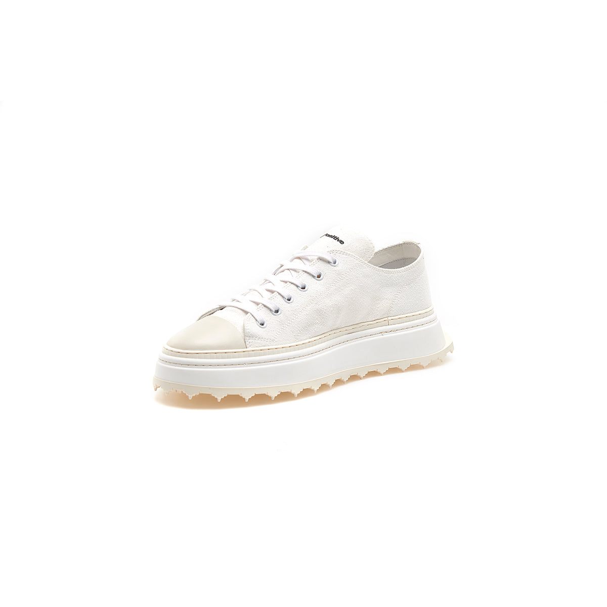 Canvas Leather Low Sneakers
