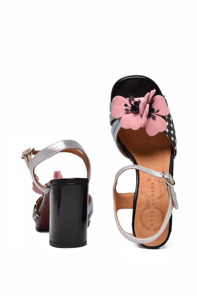 Heeled Sandal - Black