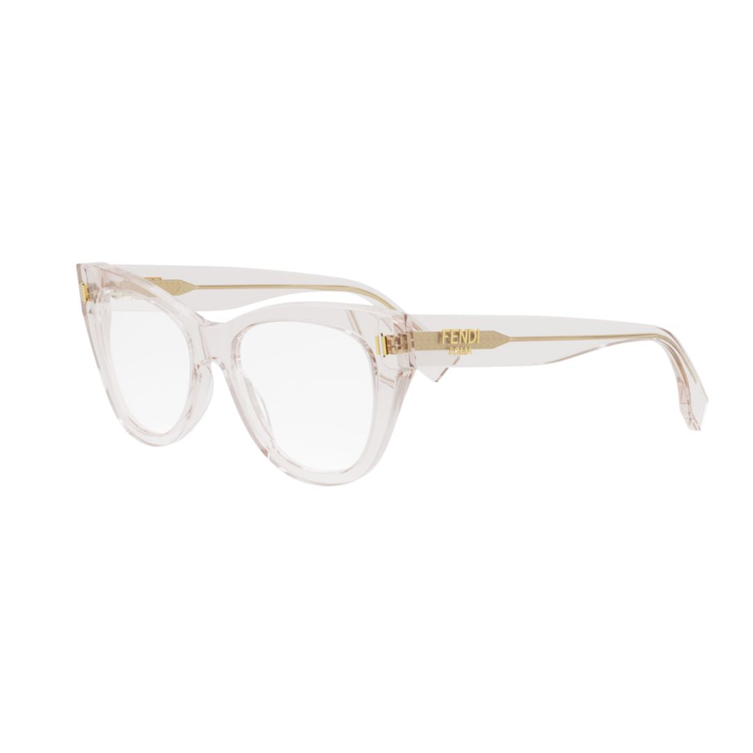 Fe50086i Translucent Acetate Cat-Eye Eyeglasses