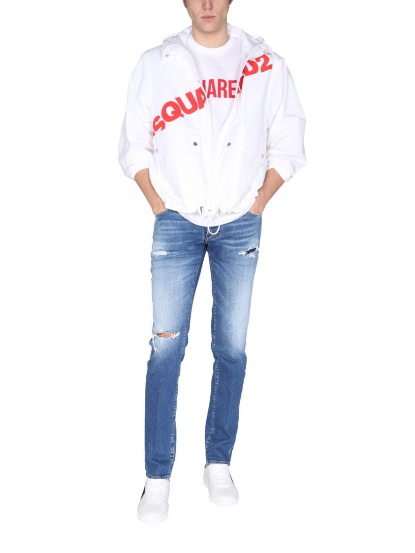 Hooded High Neck Jacket
