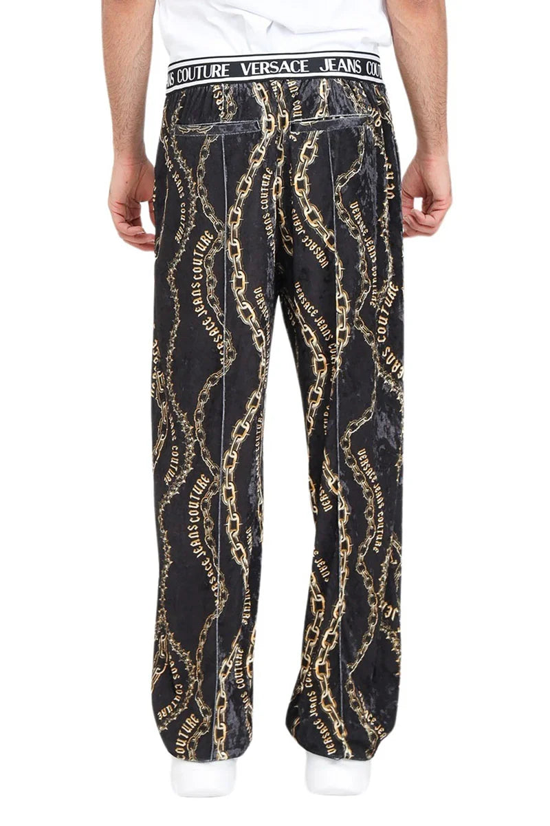 Stretch Trousers - Black/Yellow