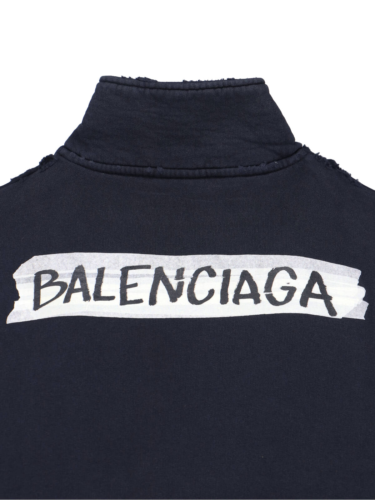 "Masking Tape" Zip Hoodie – Black