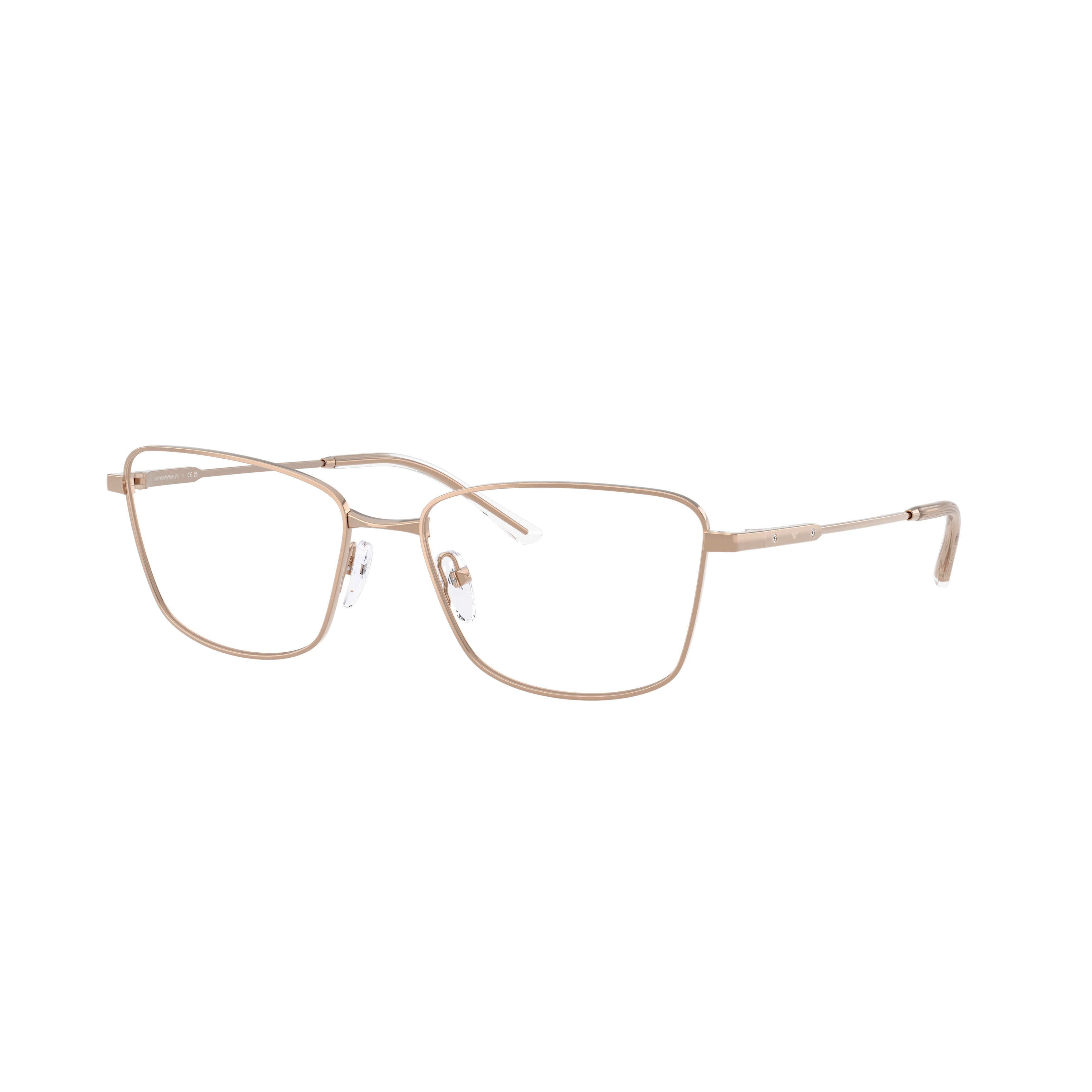 0ea1185b Sleek Square Gold Metal Frame Eyeglasses