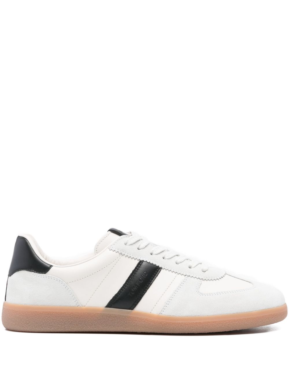 Low-Top Sneaker With Ice-Colored Suede Inserts
