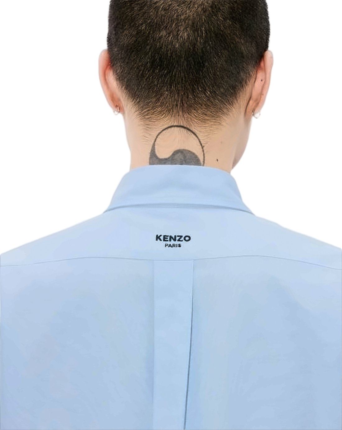 Light Blue Long-Sleeve Button-Down Shirt