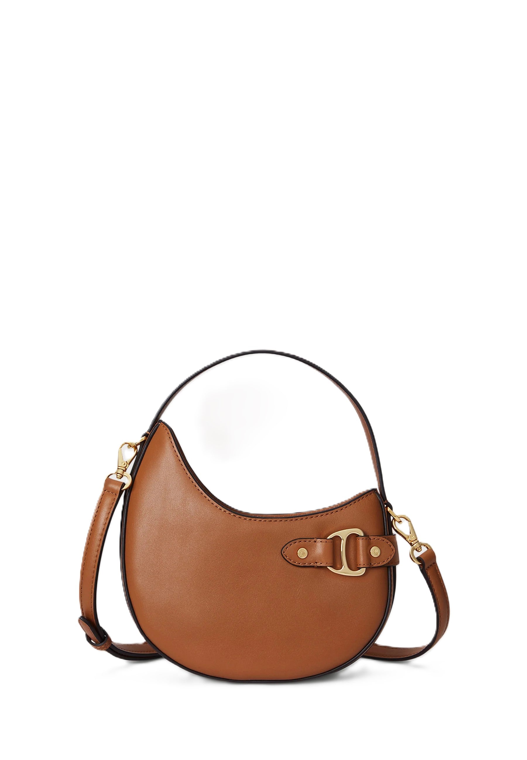 Brown Rattan Small Crossbody Bag