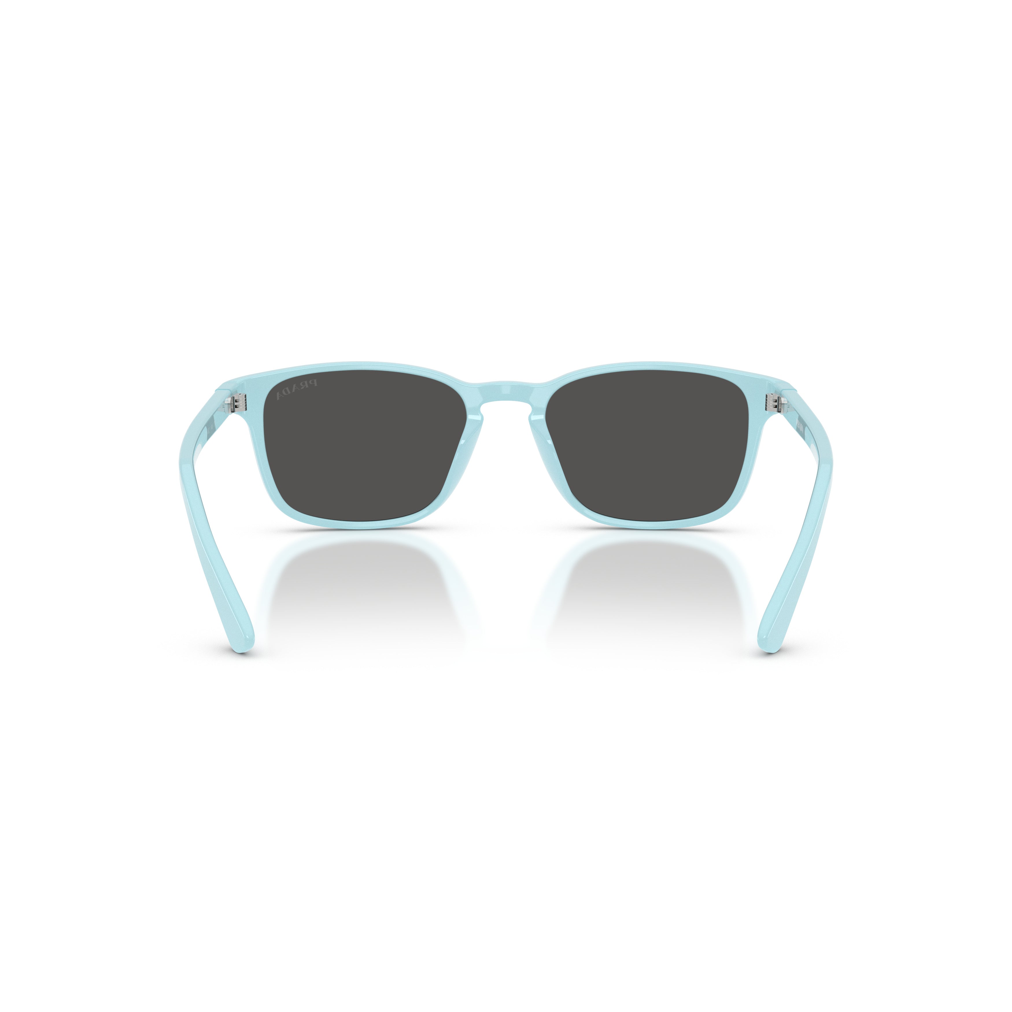 0pr D13su Pastel Blue Rectangular Acetate Sunglasses