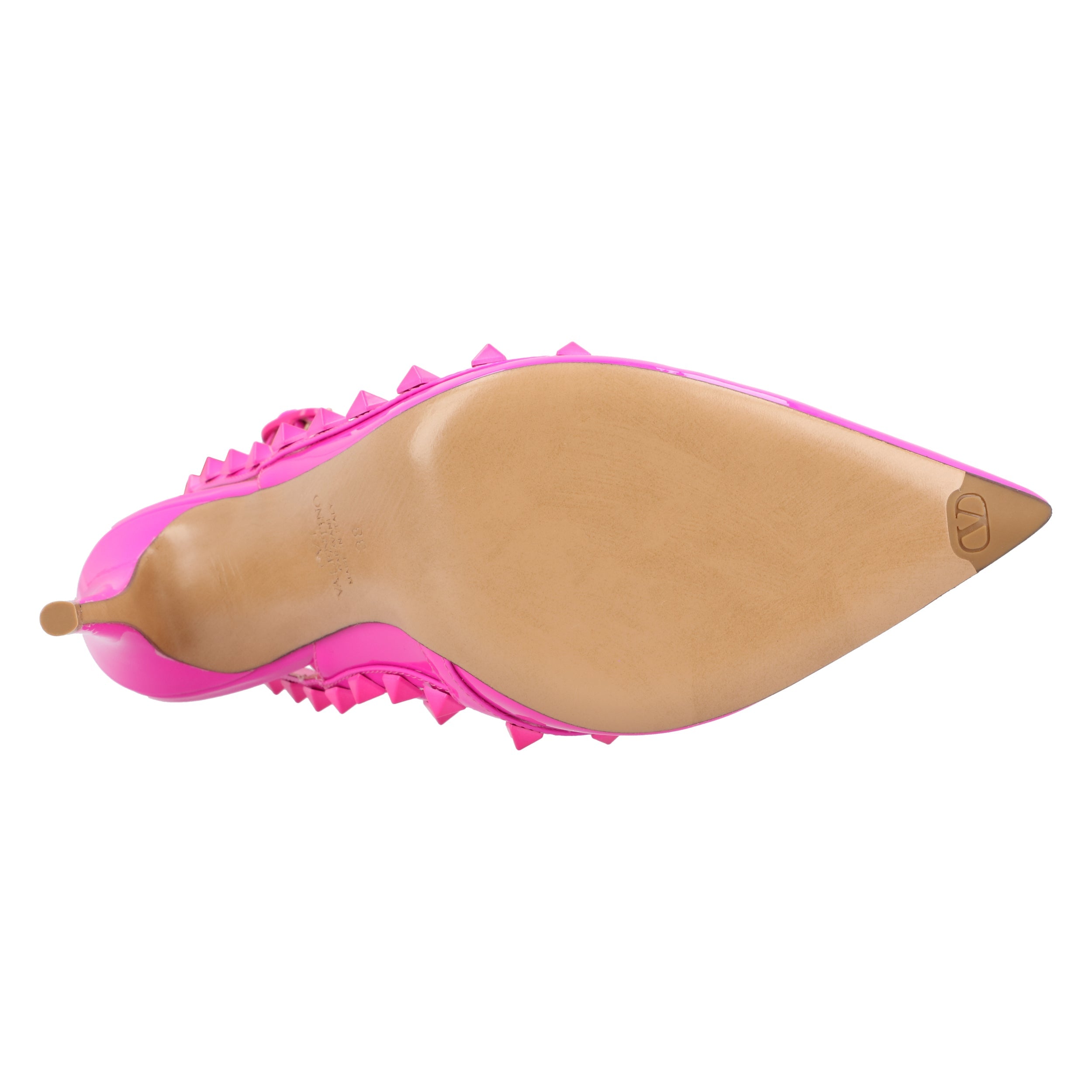 Rockstud Caged Pumps Pink