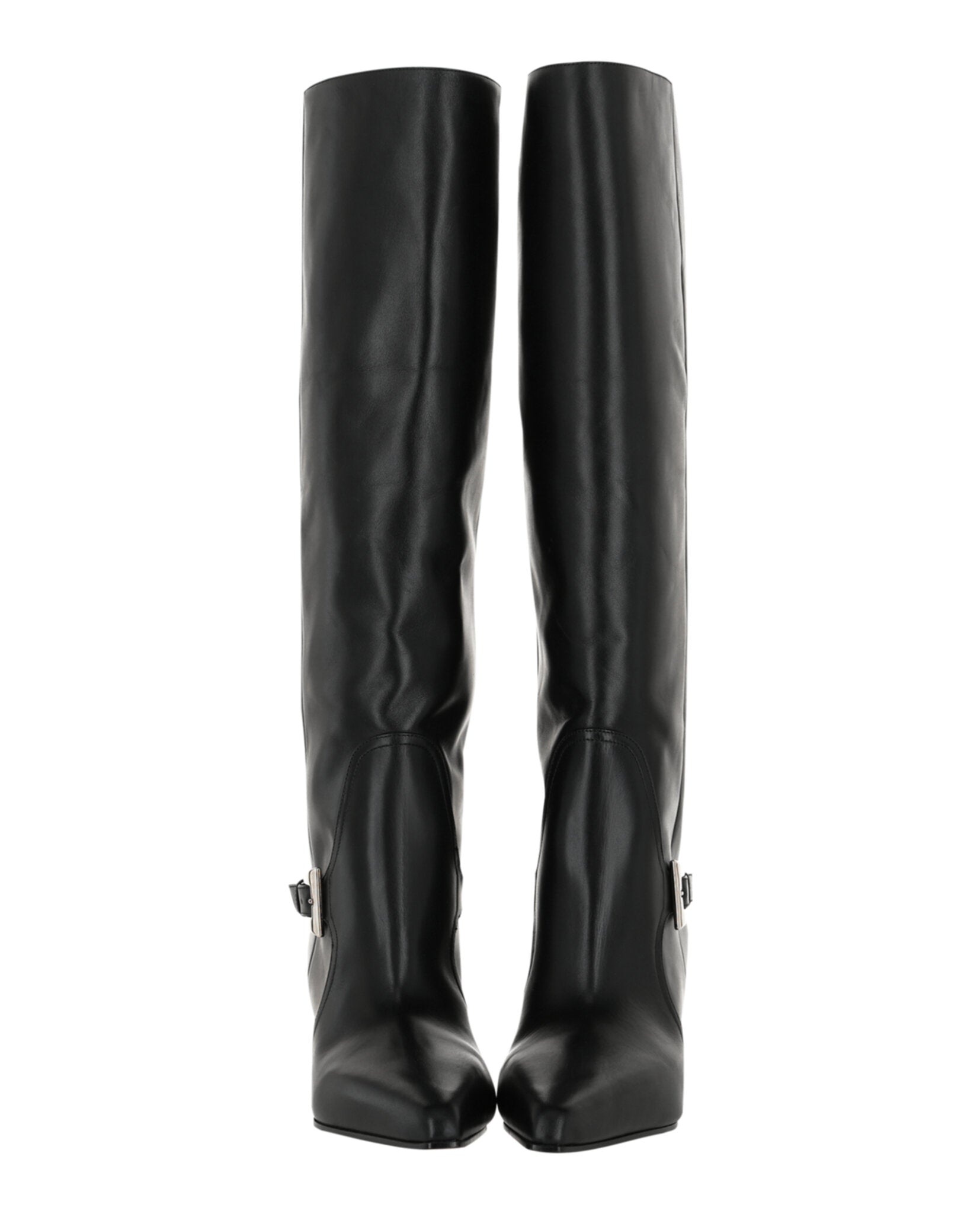 Jane Buckle Knee-High Boots