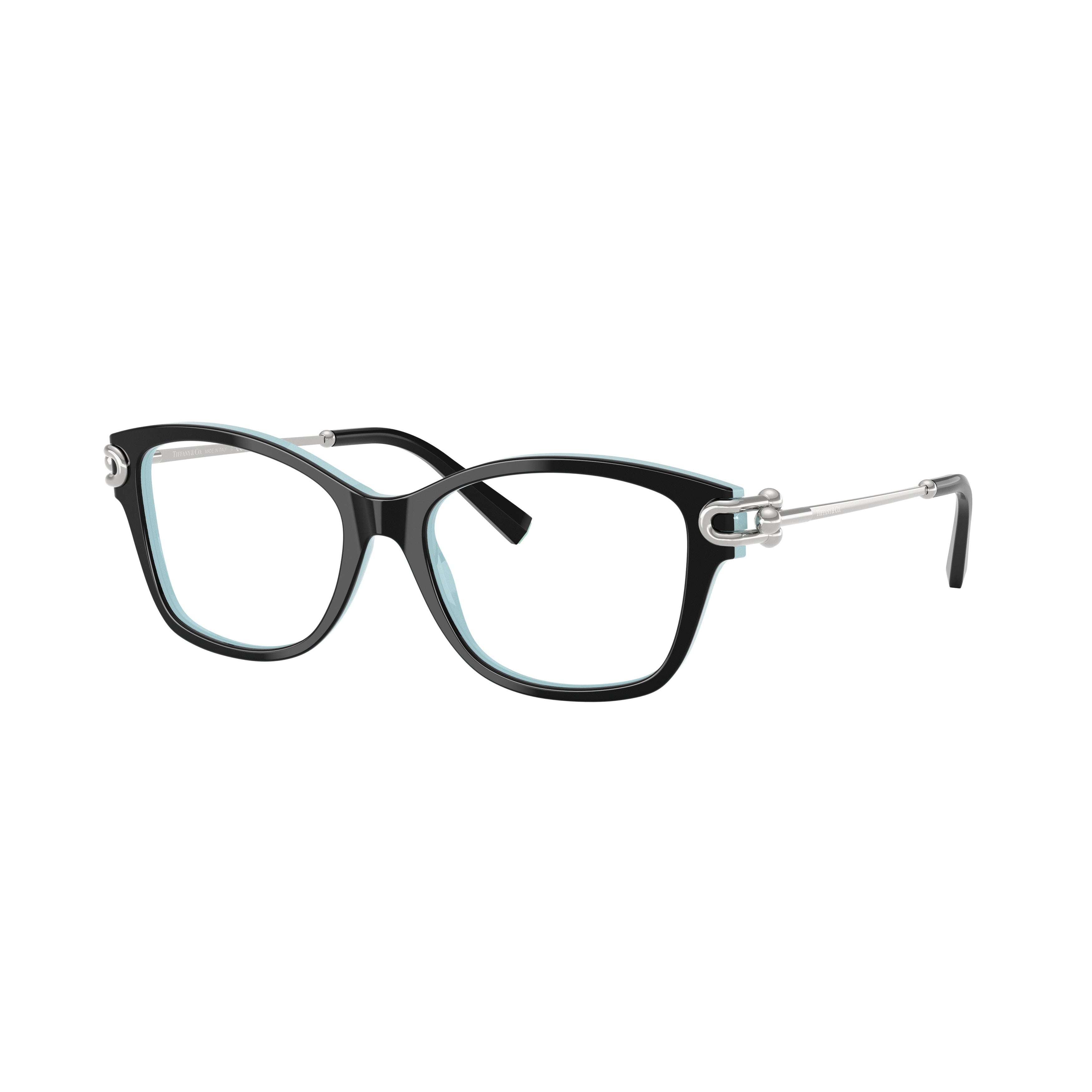 0tf2266 Dual-Tone Rectangular Acetate Eyeglasses