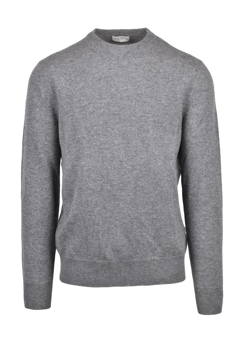 Wool Crewneck Pullover - Grey