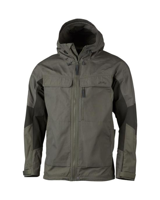 Rugged Multi-Pocket Hooded Jacket with Adjustable Drawstrings