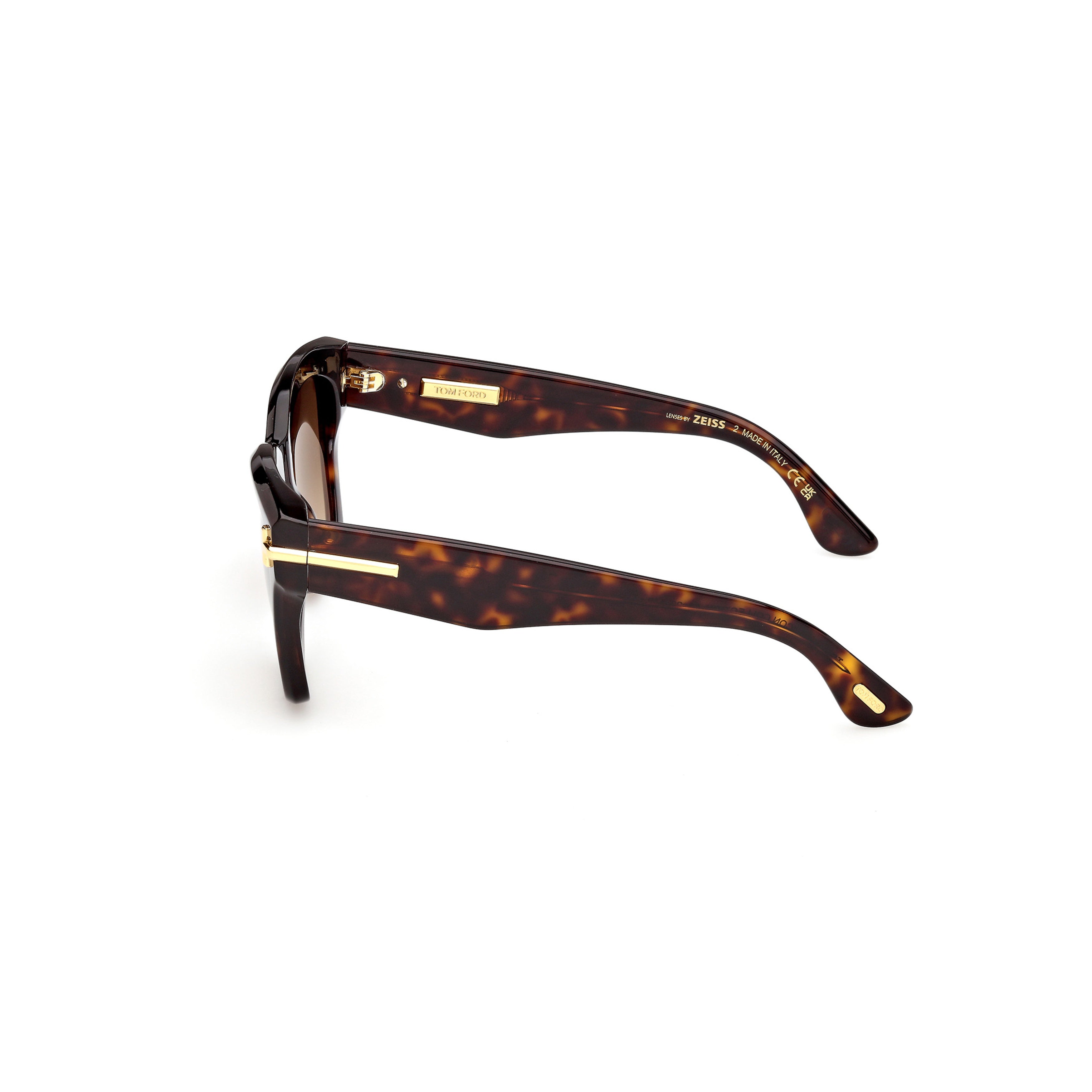 Ft1329 Tortoiseshell Square Sunglasses