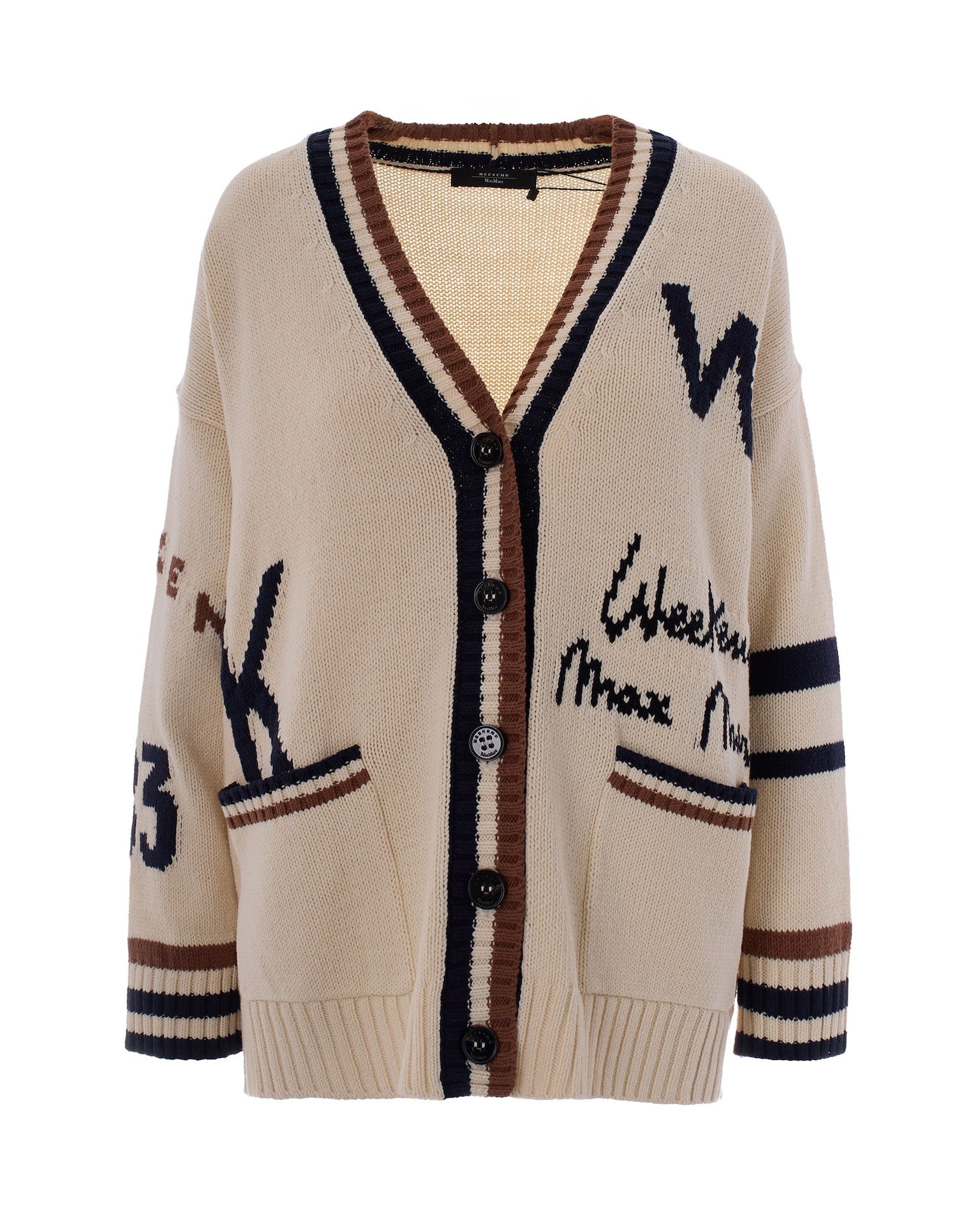 Oversized Inlaid Cardigan
