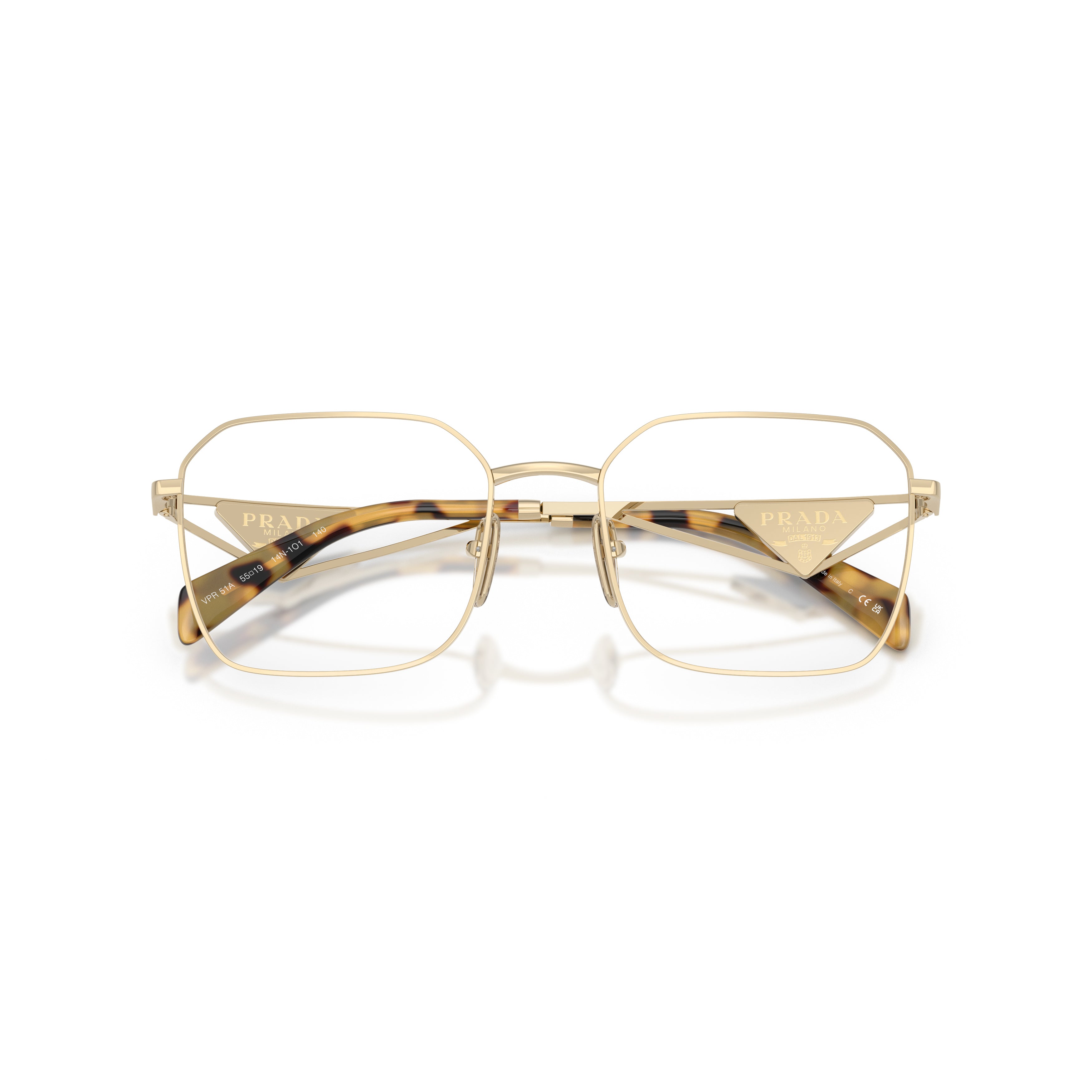 0pr A51v Square Metal Frame Sunglasses