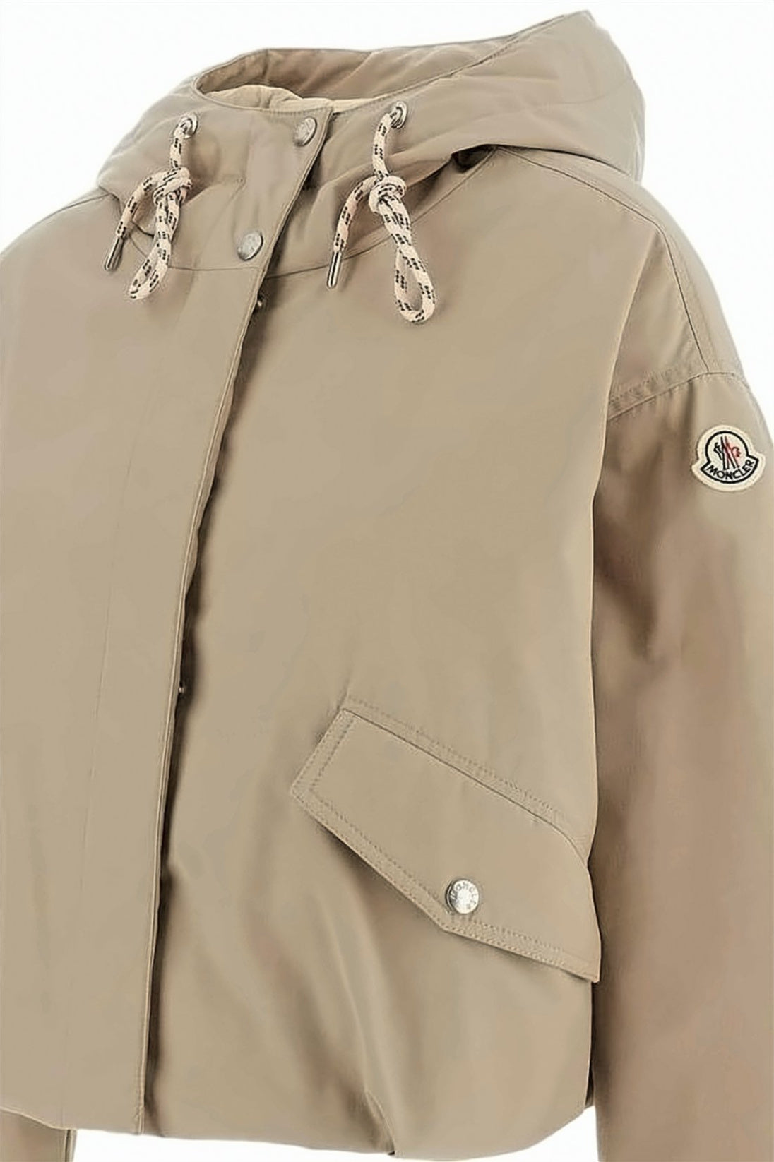 Cropped Padded Jacket with Adjustable Hood