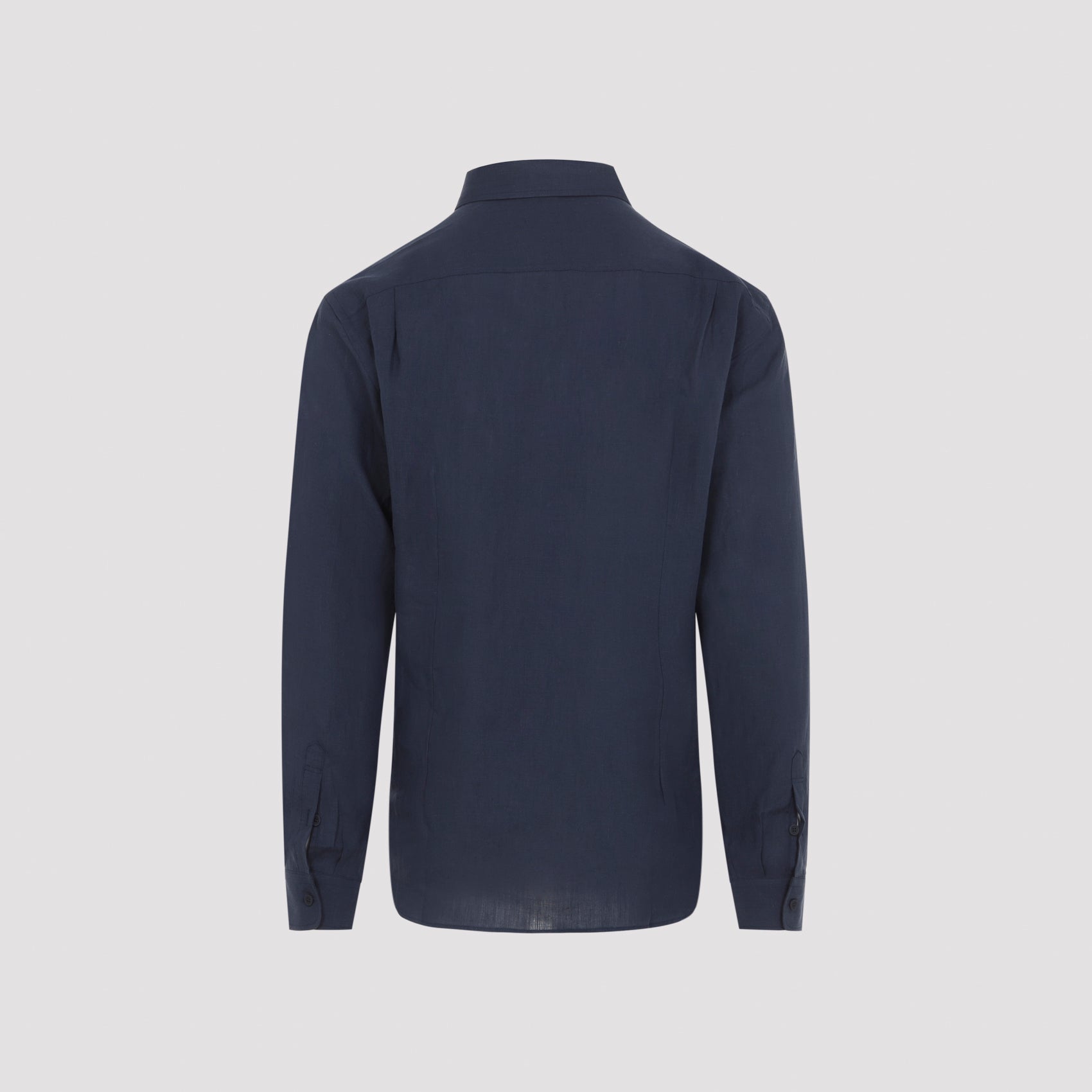 Button-Up Shirt with Classic Collar