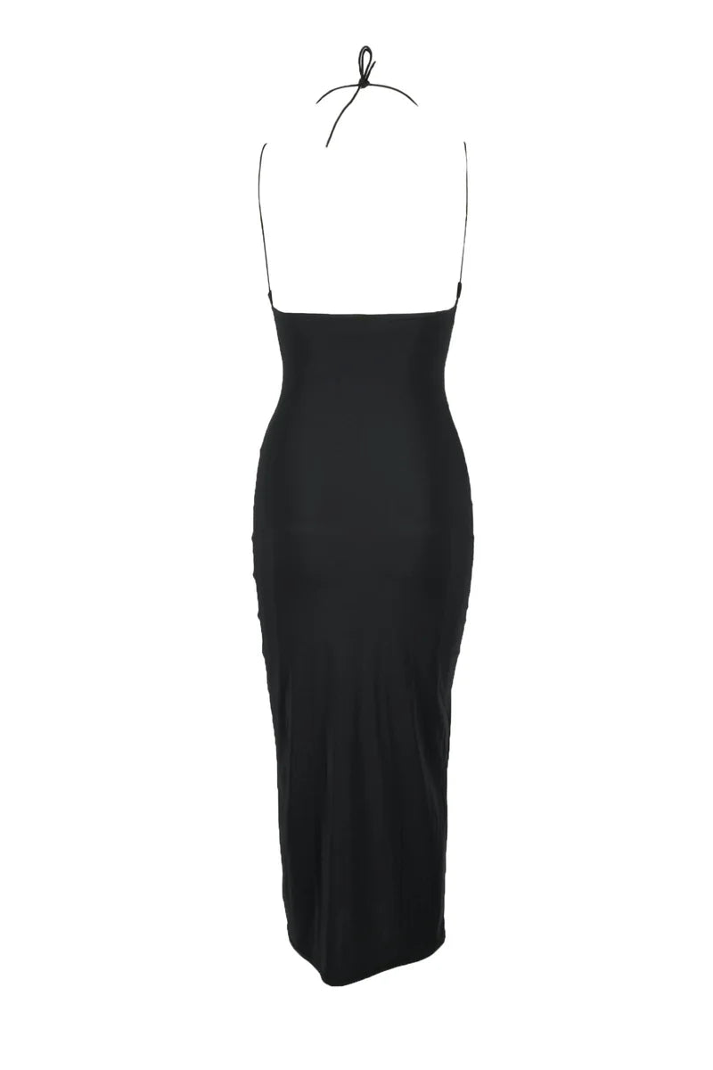 Strappy Bra-Style Midi Dress