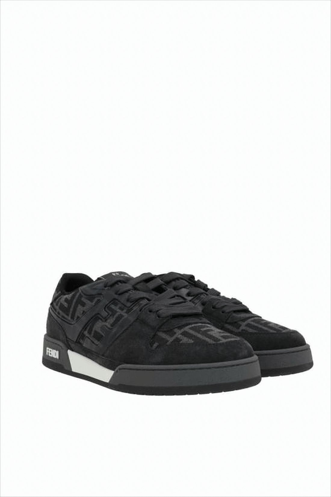 Tonal Monogram Pattern Low-Top Sneakers