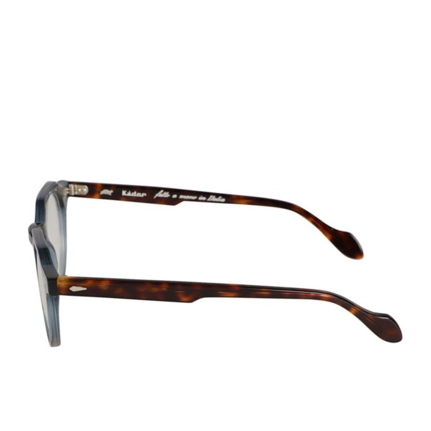 Amadeus Round Lens Eyeglasses with Tortoiseshell Temples