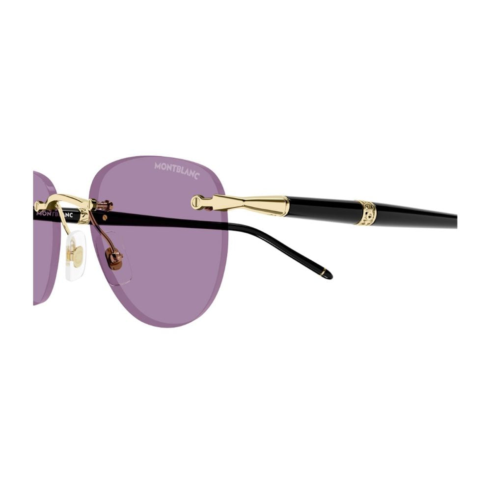Mb0412S Linea Meisterstuck Rimless Phantos-Shaped Montblanc Sunglasses