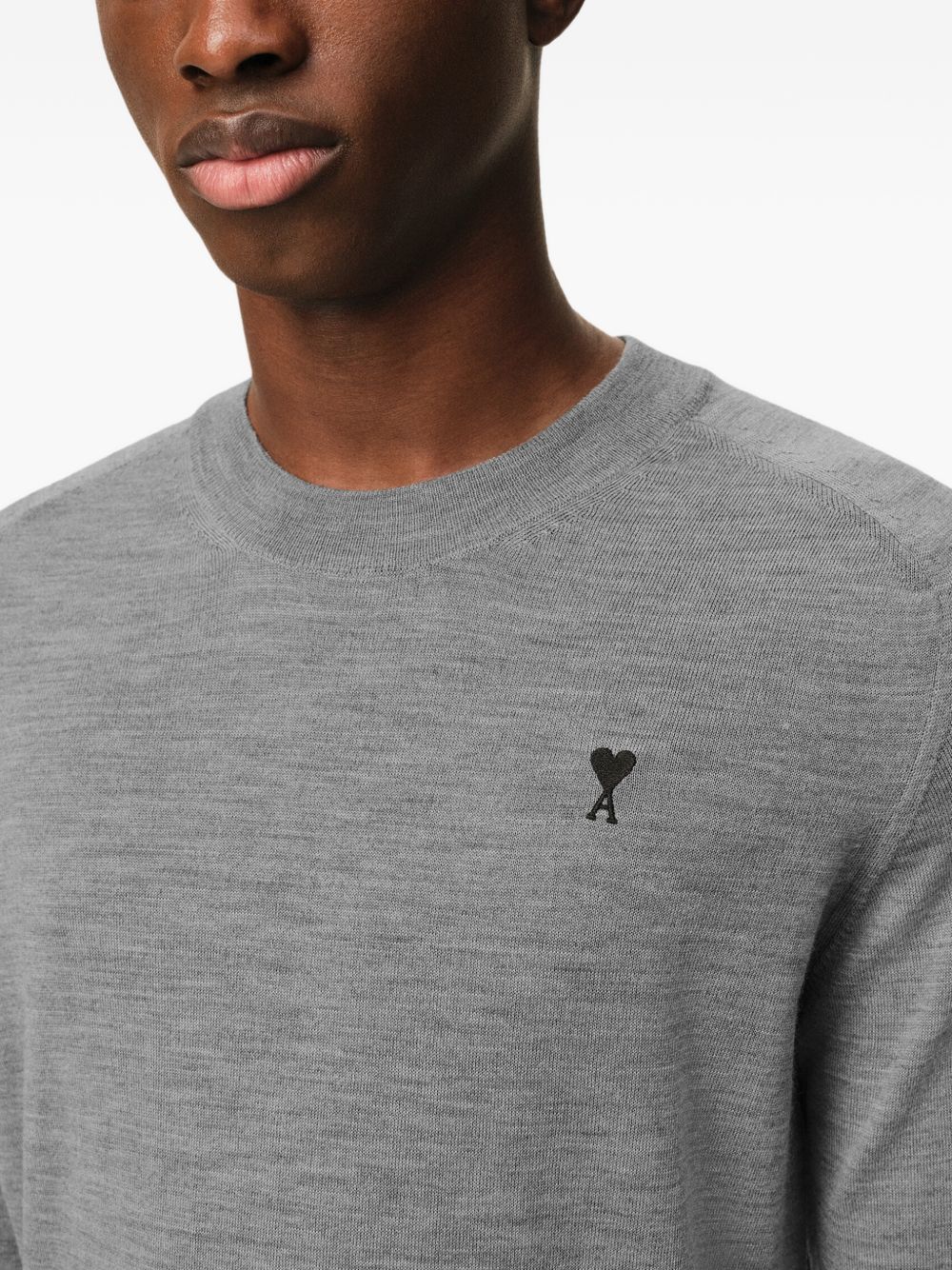 Grey Heather Crew Neck Sweatshirt