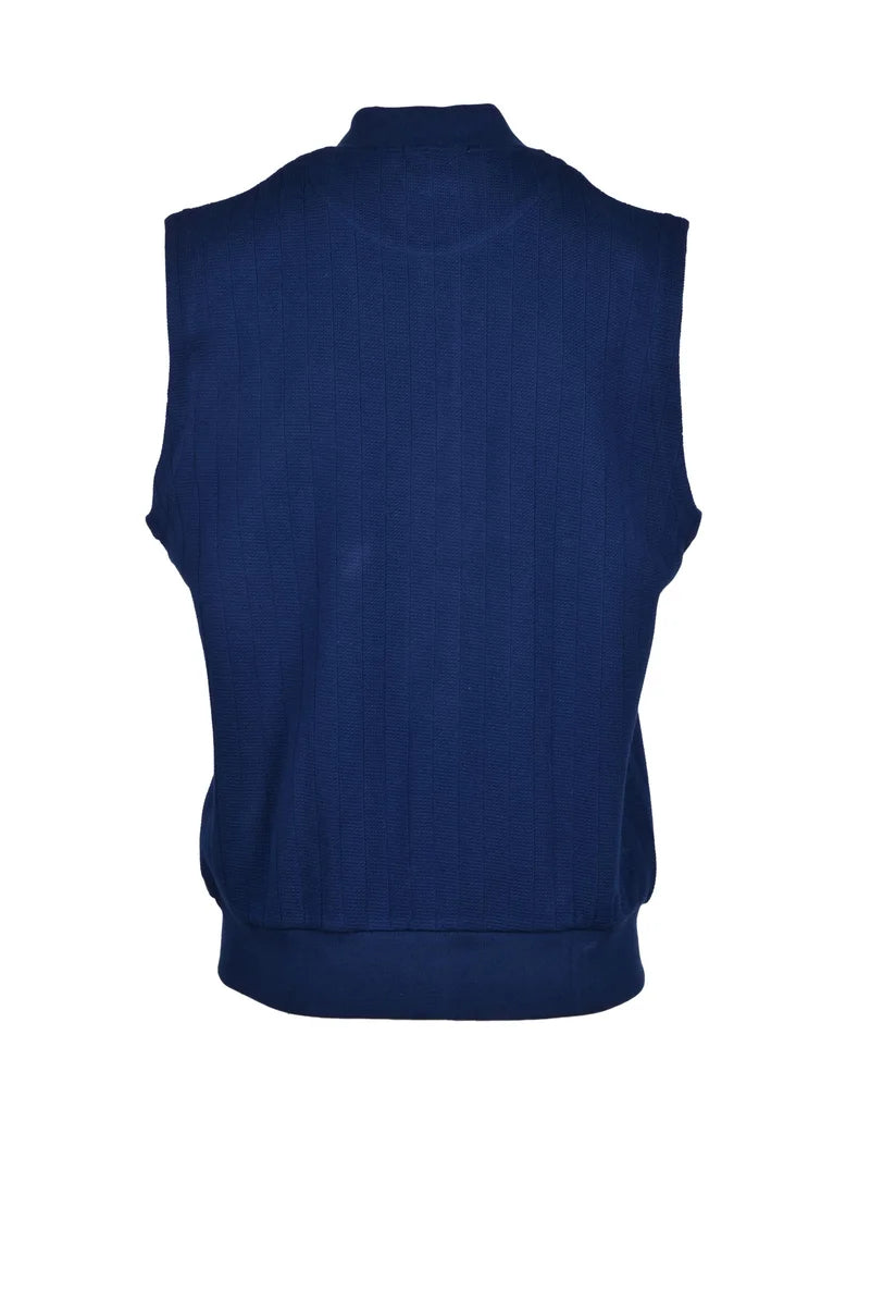 Cotton Vest - Blue