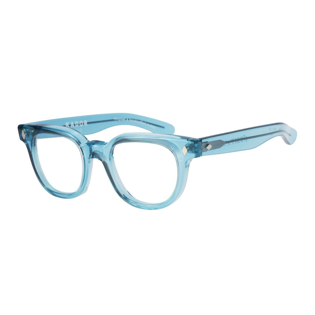 Orbit Translucent Light Blue Sunglasses with Diamond Accents