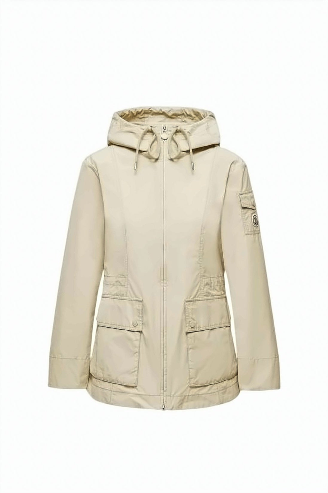 Lightweight Jacket with Hood and Flap Pockets