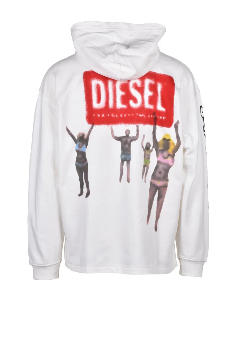 Hoodie Sweatshirt - White