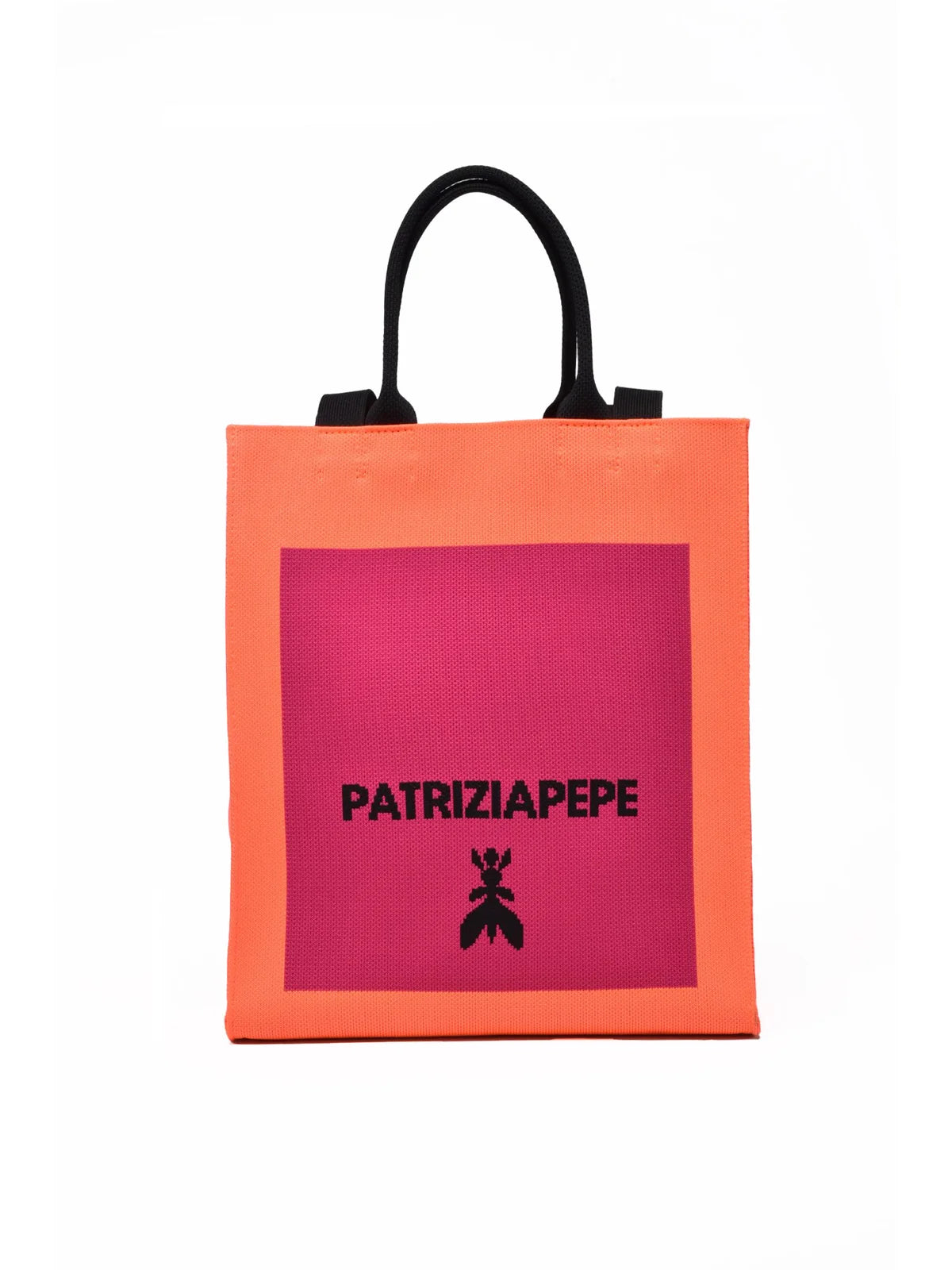 Shoulder Bag Polyester - Orange/Fuchsia