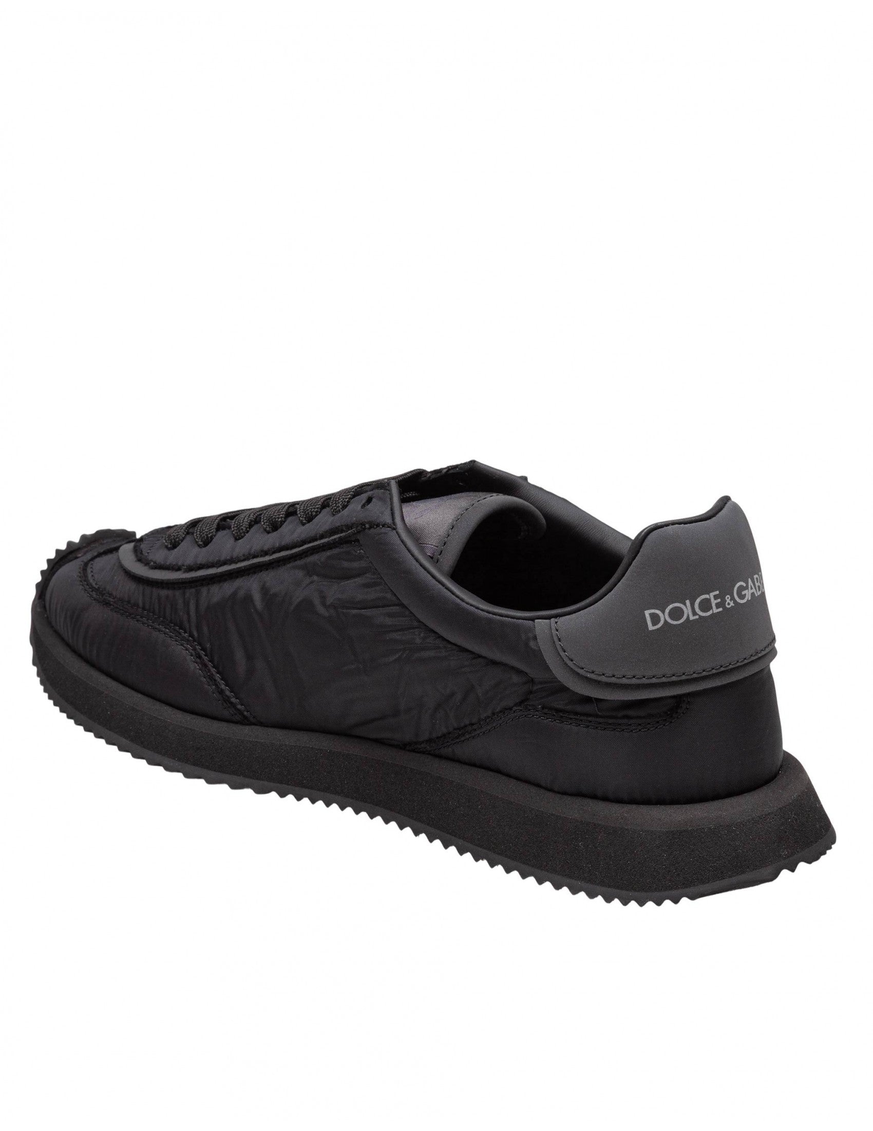 Cushion Sneaker In Mixed Materials Color Black