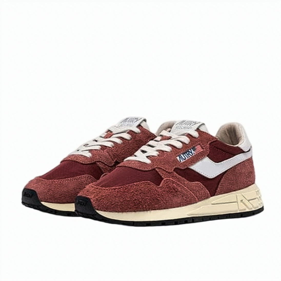 Textured Suede And Nylon Low-Top Sneakers
