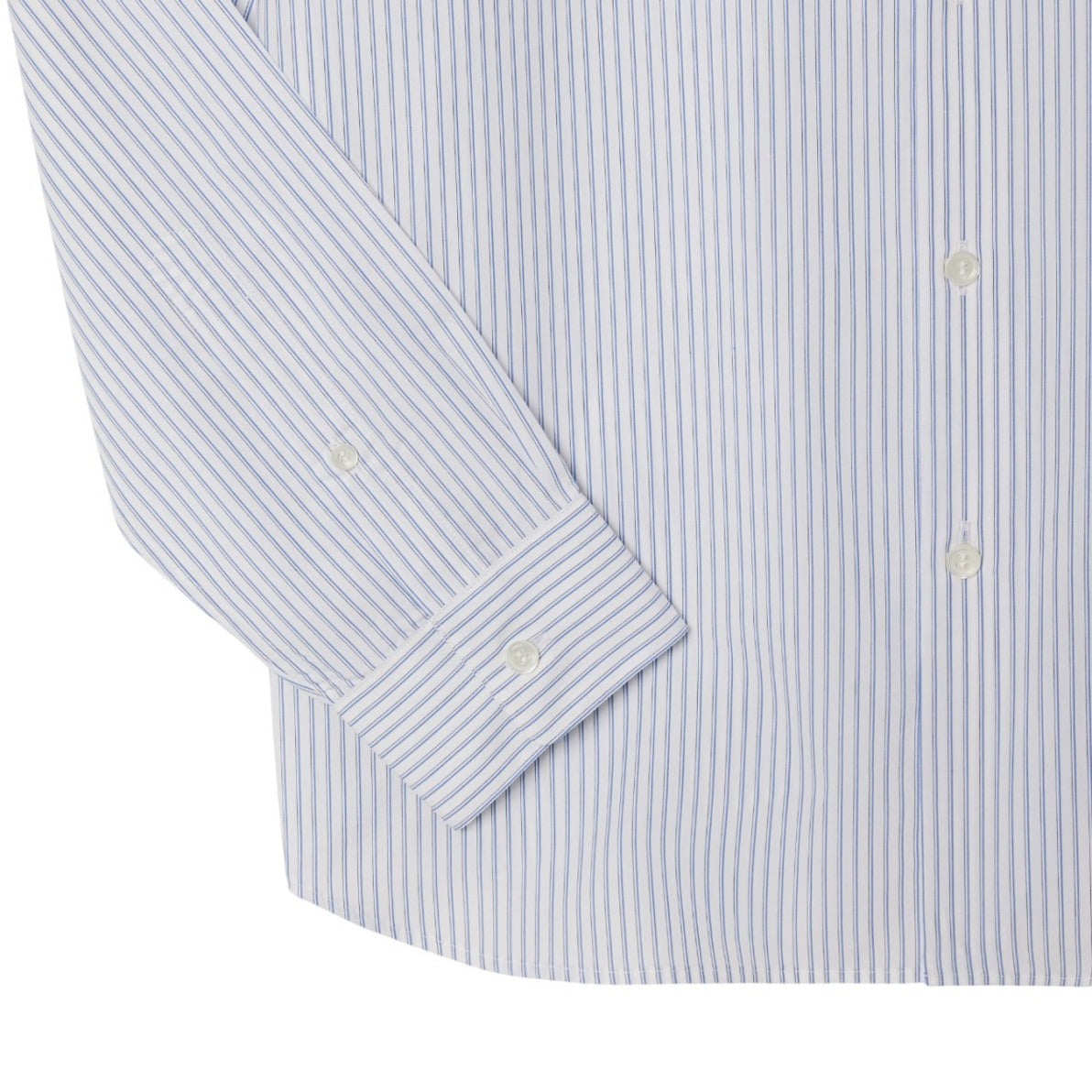 Cotton Poplin Shirt With Stiffened Collar
