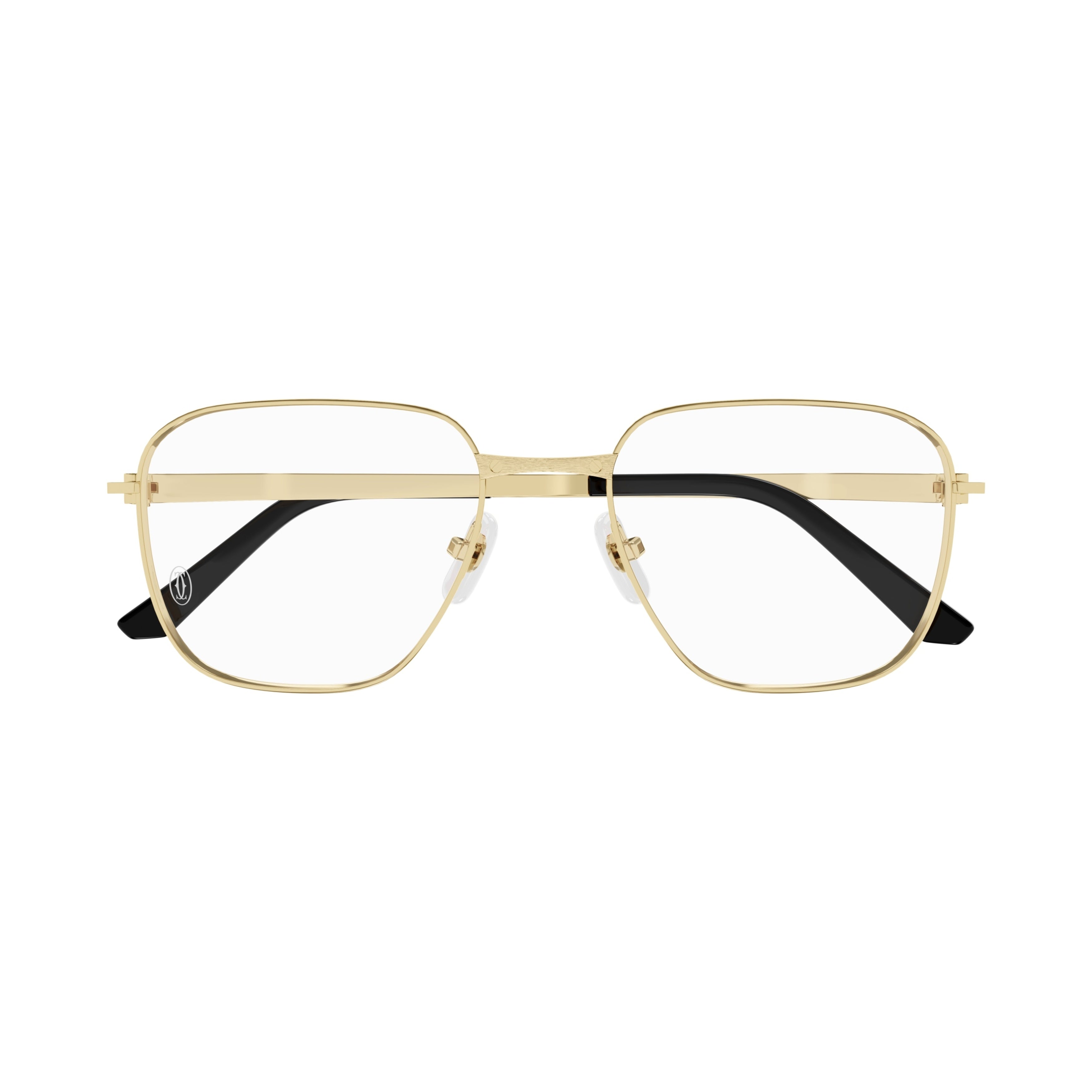 Ct0553o Square Shape Gold-Toned Titanium Eyeglasses