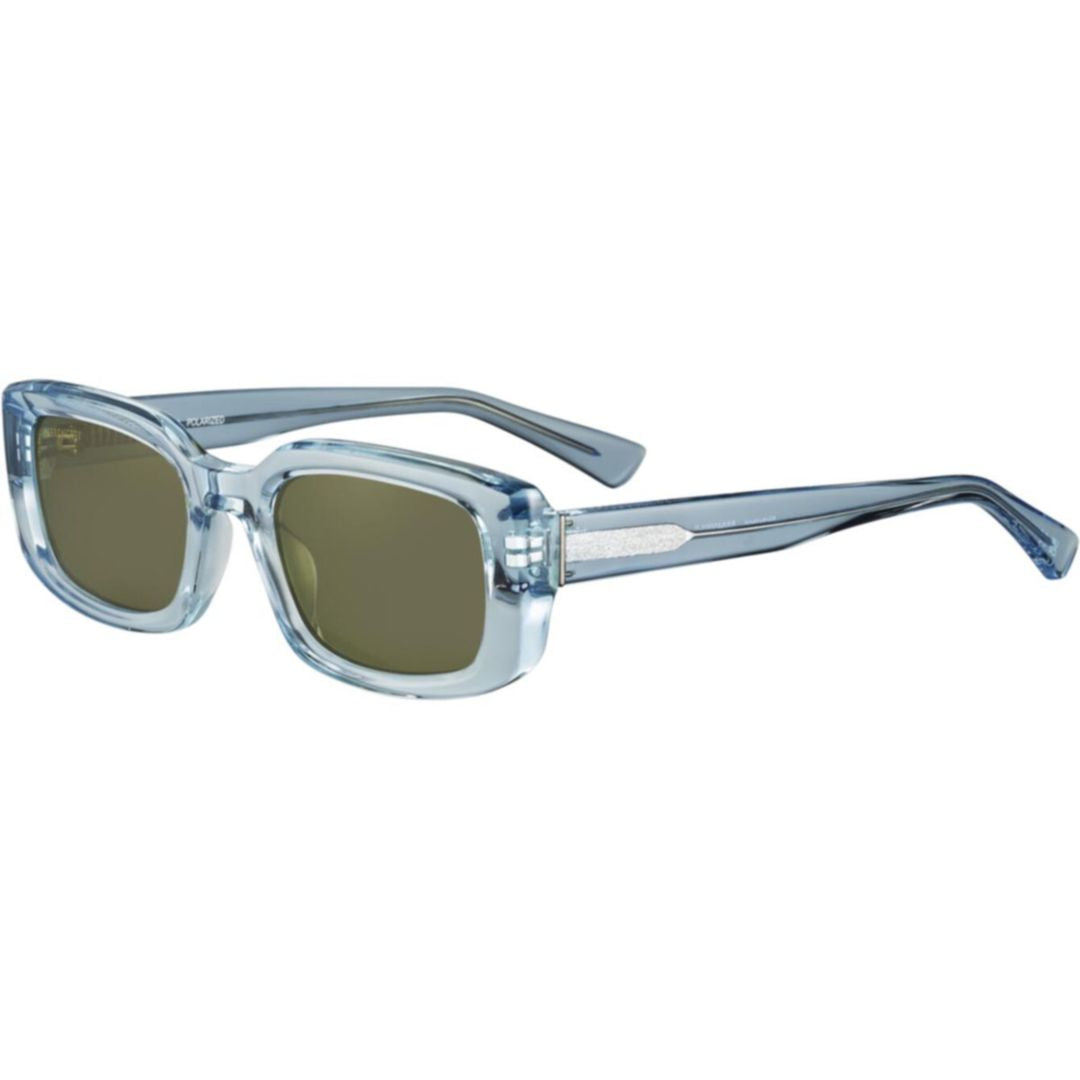 Nicholson Translucent Light Blue Rectangular Sunglasses
