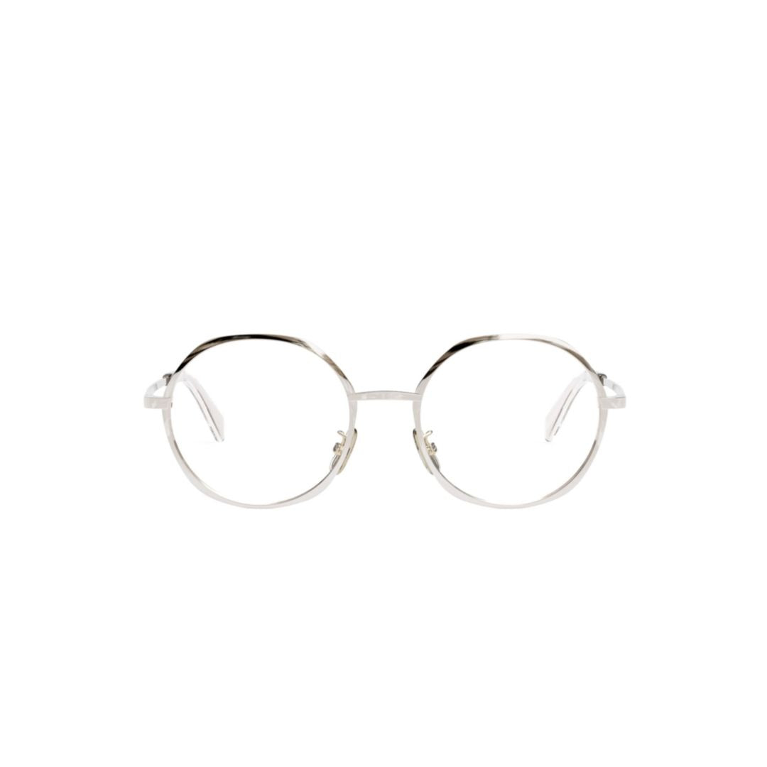 Cl50133u Round Silver Metal Eyeglasses
