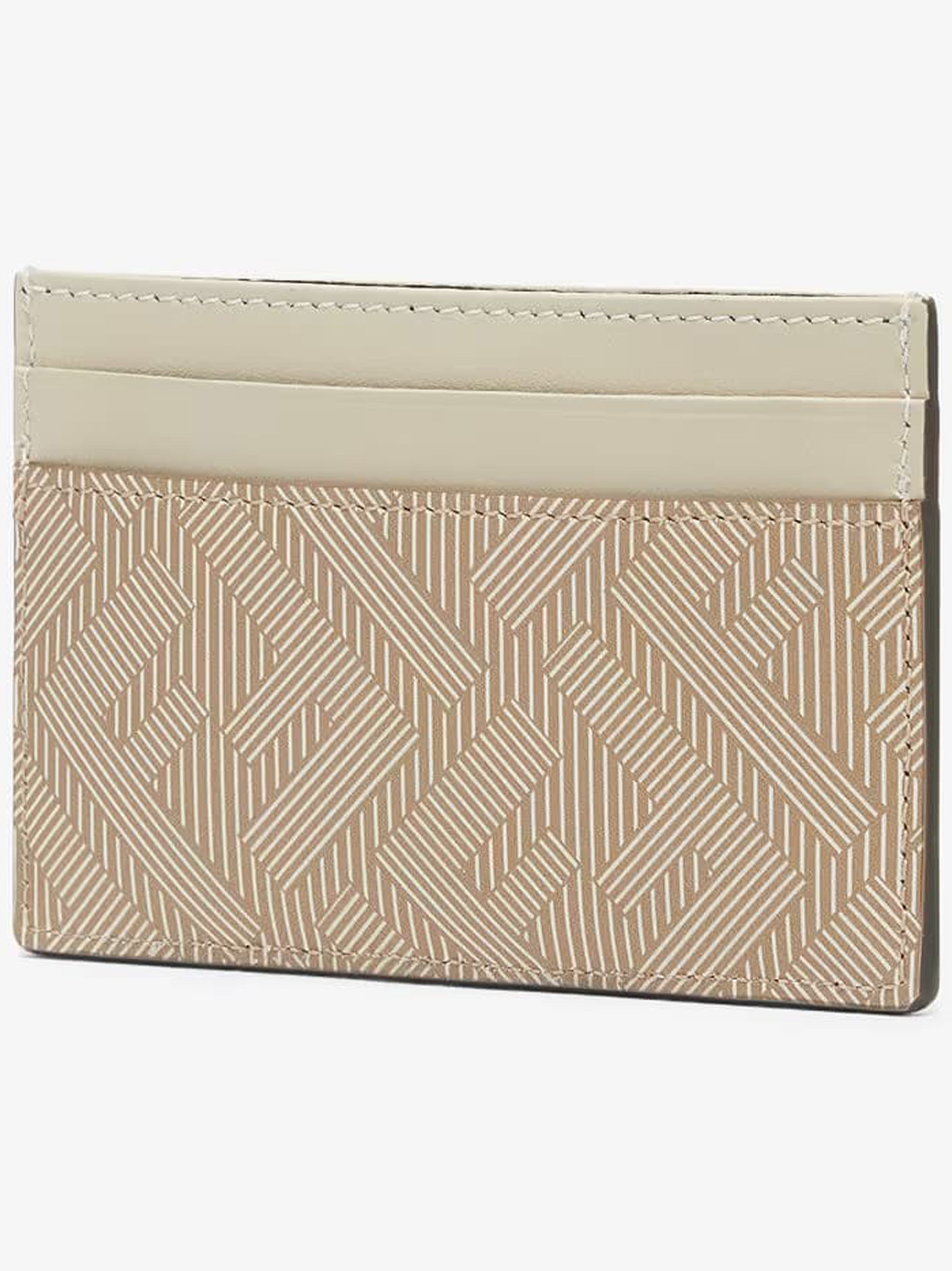 Shadow FF Pattern Leather Metallic Card Case