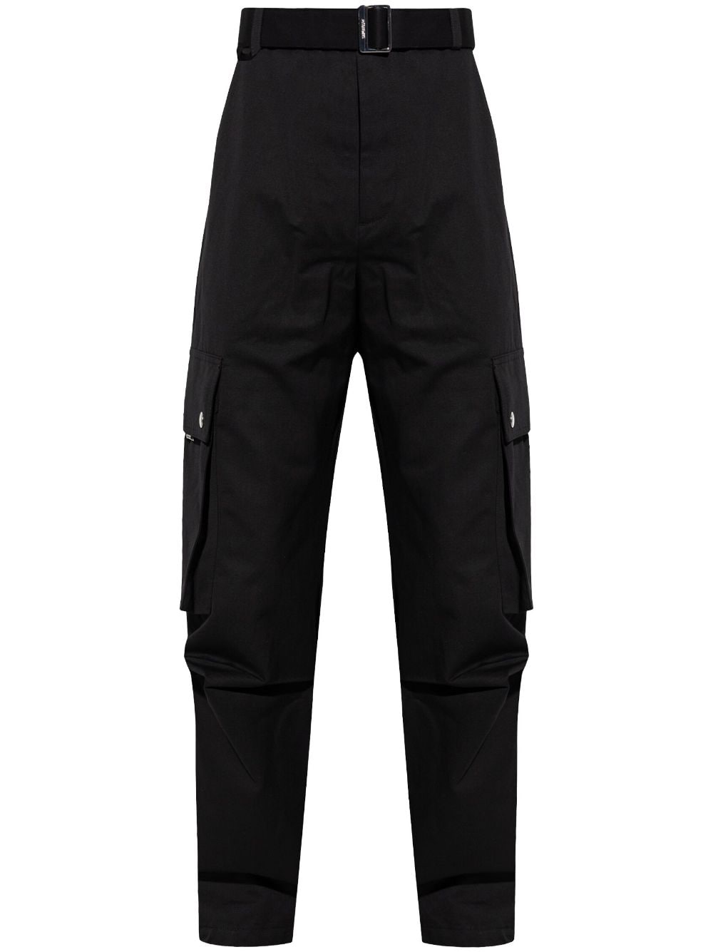 Cargo-Inspired Wide-Leg Trousers