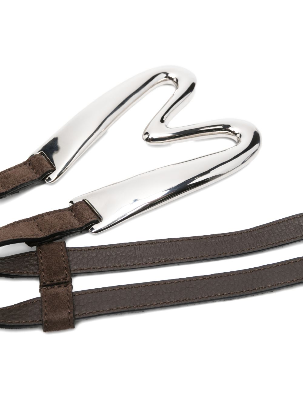 Chocolate Brown Wrap Design Leather Belt