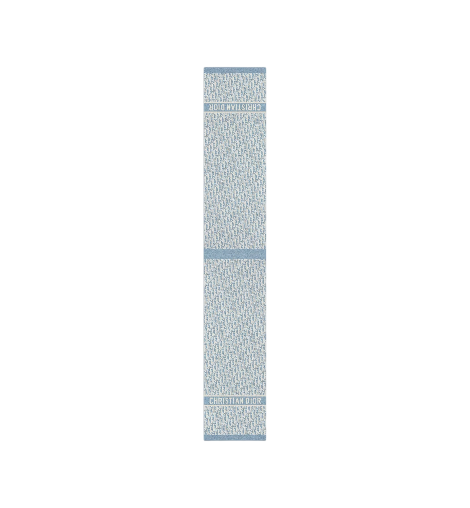 Long Cashmere Jacquard Pattern Scarf