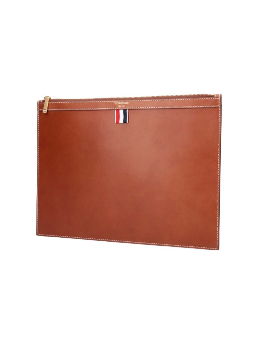 Tricolor Document Holder – Brown