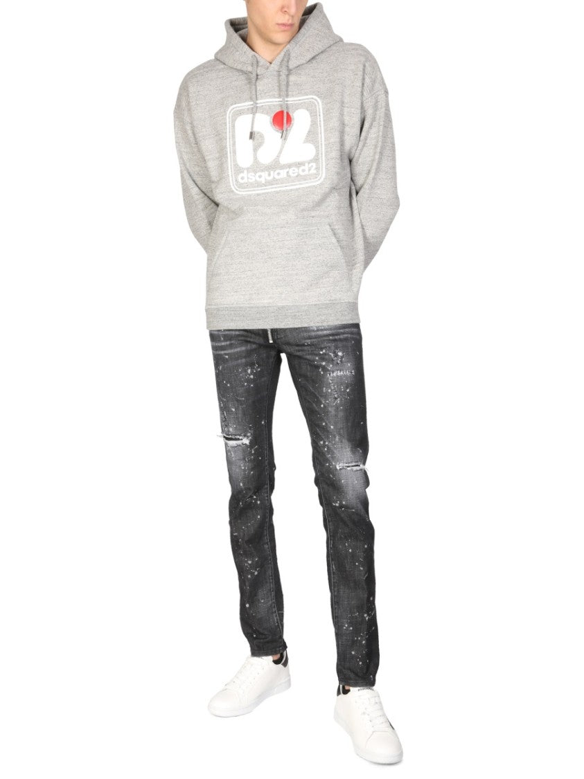 Camo Patch Herca Anorak Sweatshirt