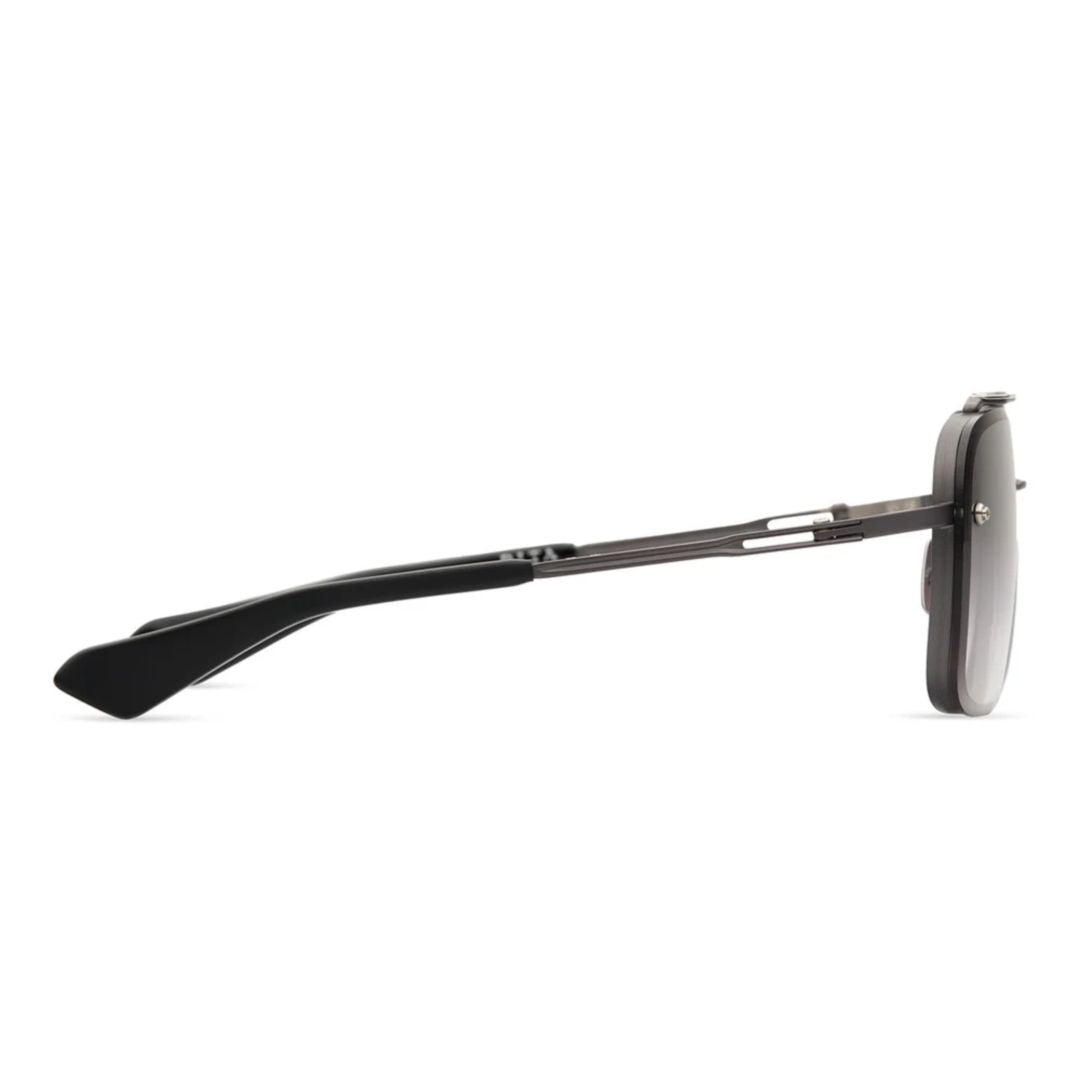 Mach-Six Double Bridge Metal Frame Sunglasses with Gradient Lenses