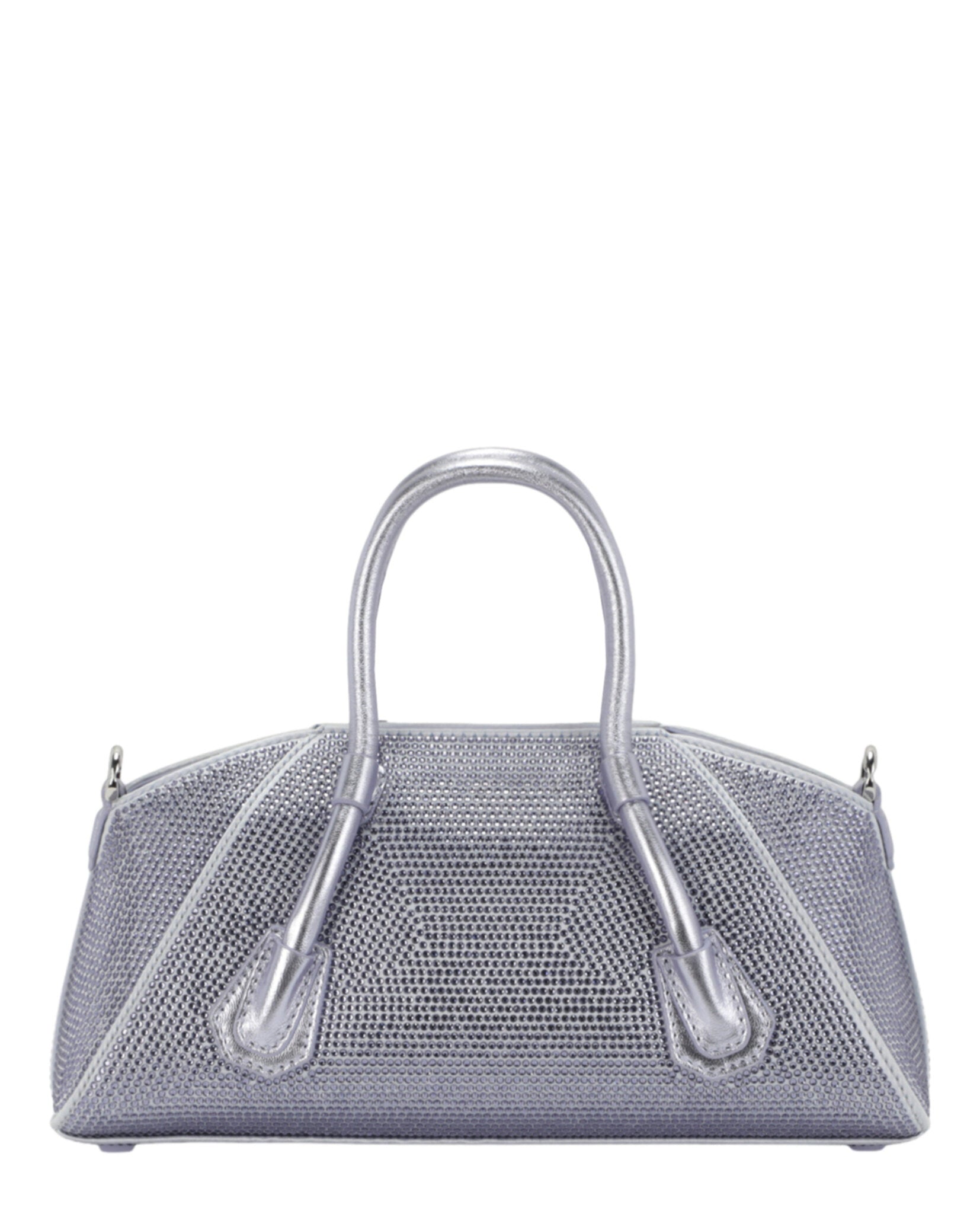 Mała torebka Antigona Stretch Top Handle Bag z satyny