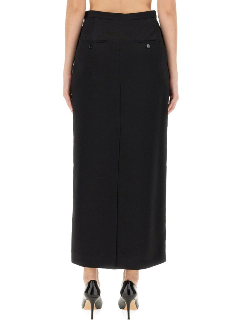 Elegant Long Skirt With Subtle Back Slit