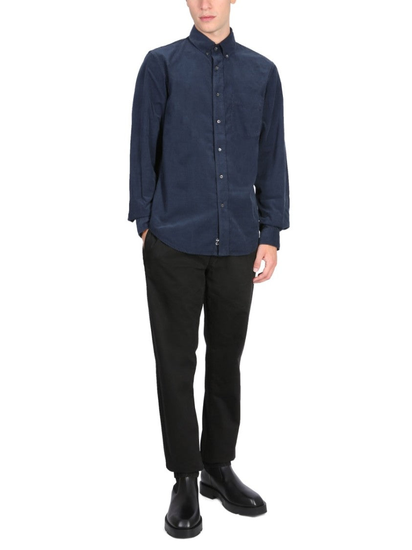 Straight-Leg Chinos With Zipper