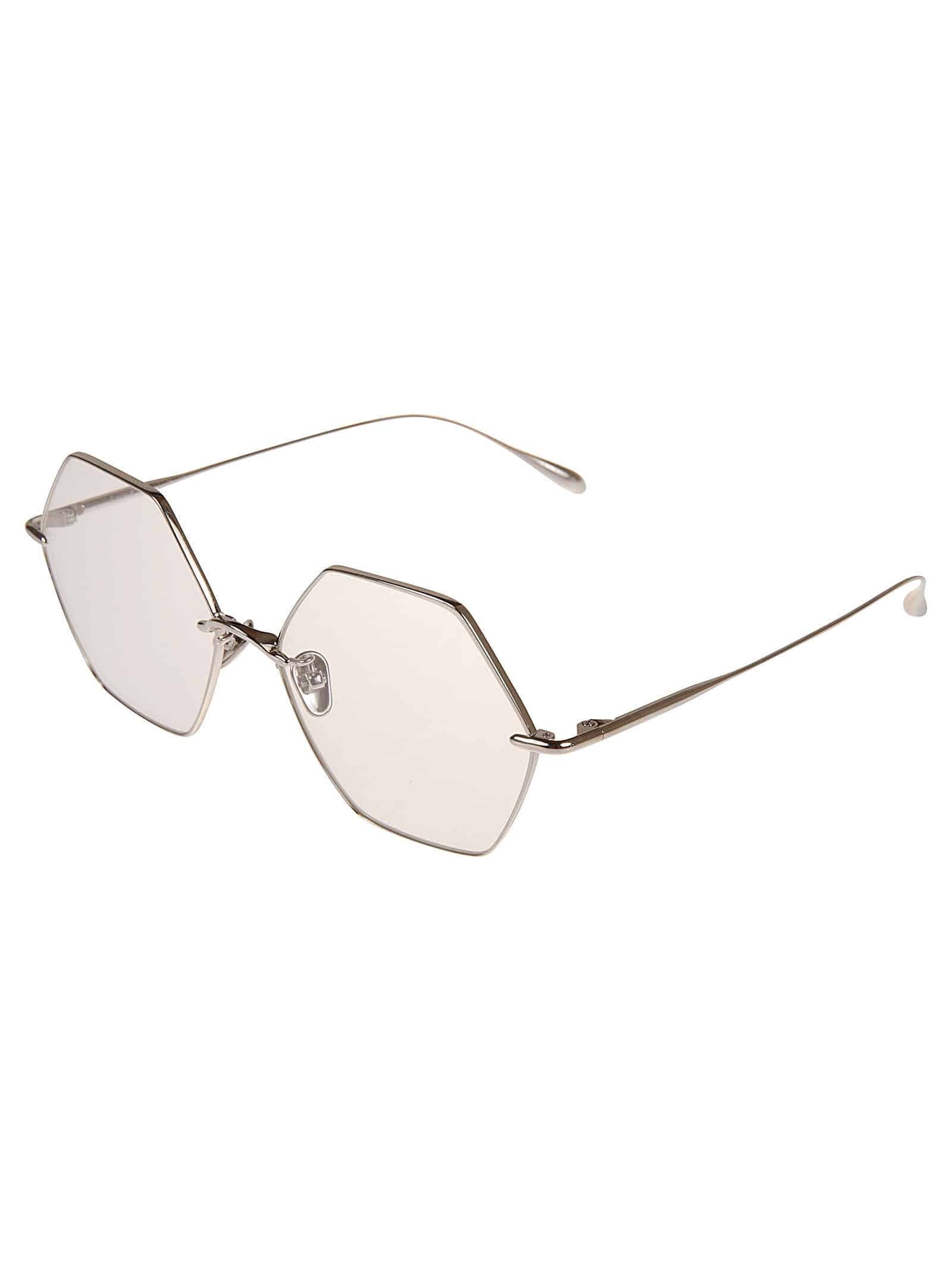 California Signal Ss Geometric Hexagonal Sunglasses with Minimalist Metal Frame